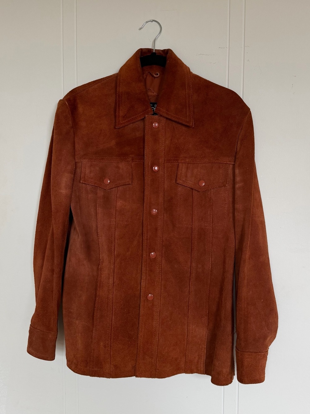 VINTAGE Suede Jacket - Rust